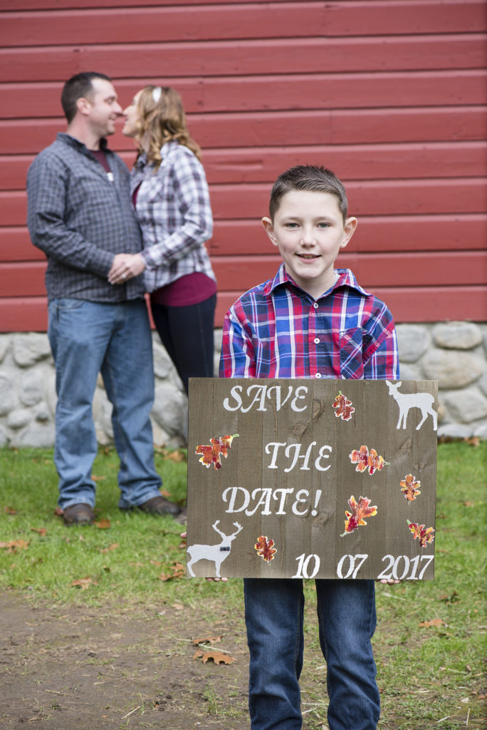 save the date with child